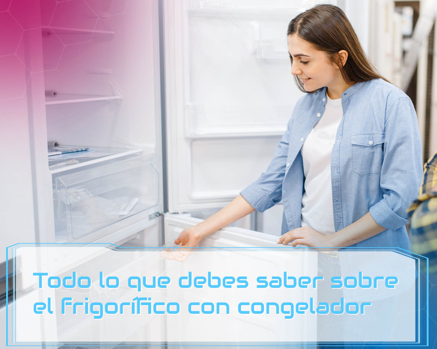 frigorífico con congelador
