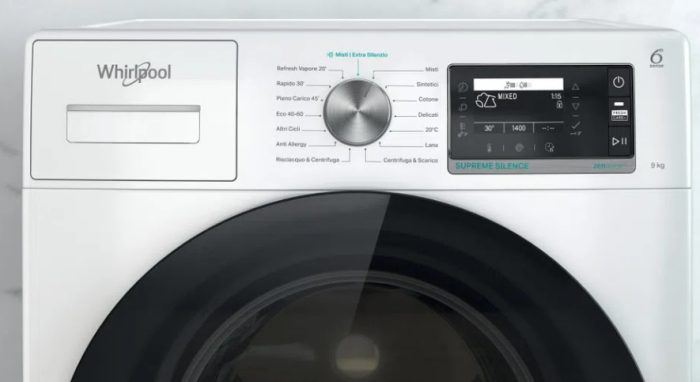 Lavadora Whirlpool W6W945WB 9kg 1400rpm - Imagen 3