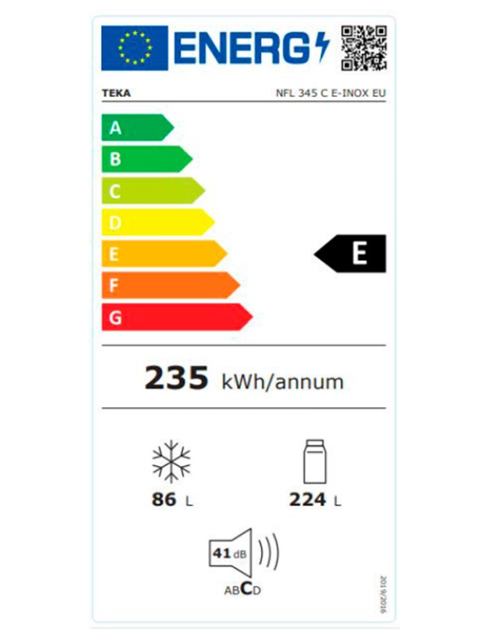 Combi Teka NFL355INOX 188cm No Frost - Imagen 3