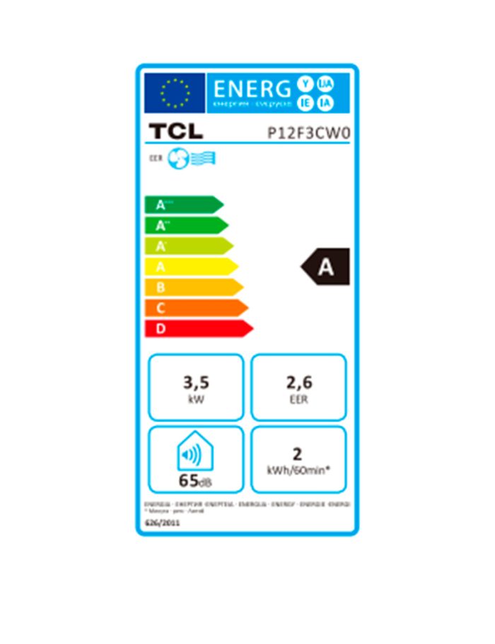 Aire acondicionado portátil TCL P12F3CW08177 3000 frigorías - Imagen 5