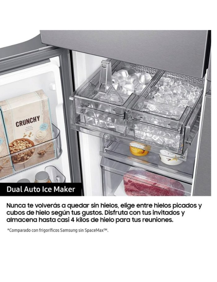 Americano Samsung RF65DG960ESR dispensador de agua y hielo - Imagen 4